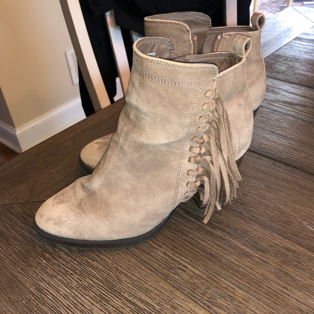 Tan booties!